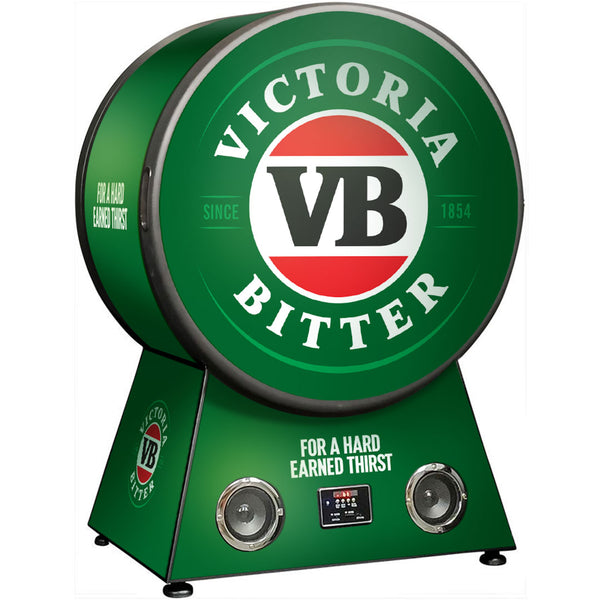 Round Shaped VB Bar Fridge With Blue Tooth And Speakers Makes A Great Gift Idea - Model  RF-42-VB-V1