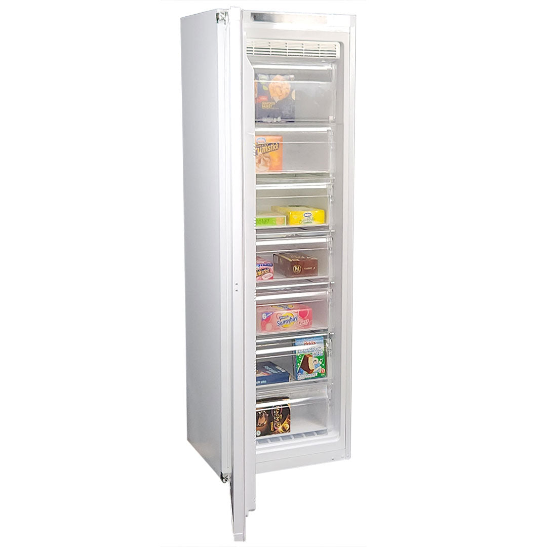 Built in deals upright freezer