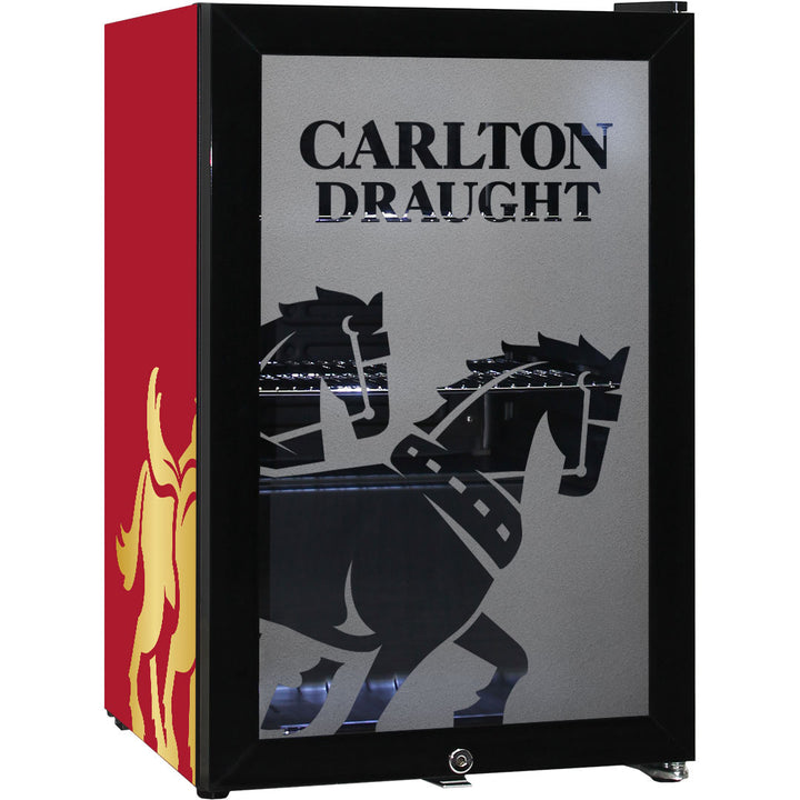 OFFICIAL 'CARLTON DRAUGHT' BRANDED BAR FRIDGE