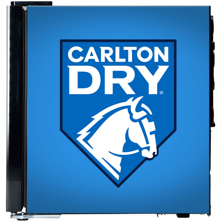 Features the updated Official 2025 Carlton DRY MID Blue branding