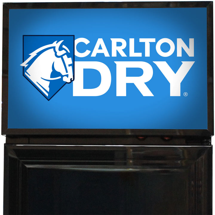  LIGHT BOX SHOWCASES 'CARLTON DRY MID BLUE' DESIGN