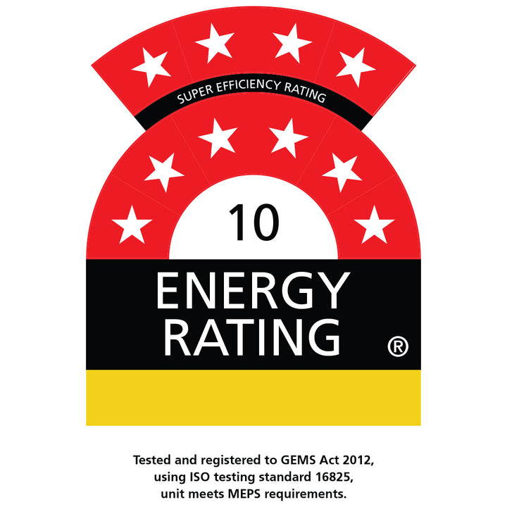  GEMS ENERGY RATING APPROVED 10/10 STARS