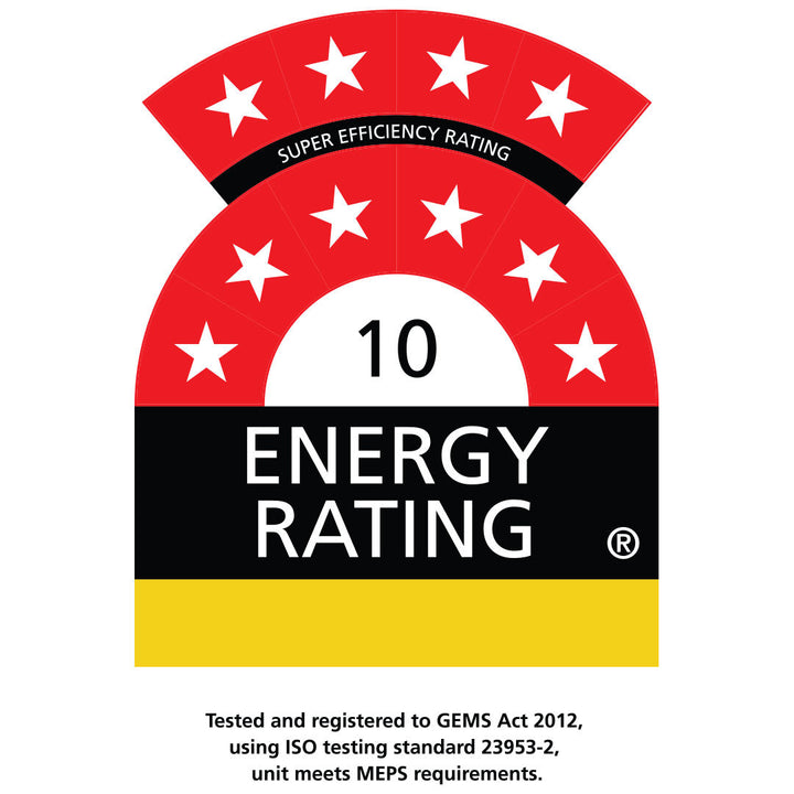 GEMS ENERGY RATING APPROVED 10/10 STARS
