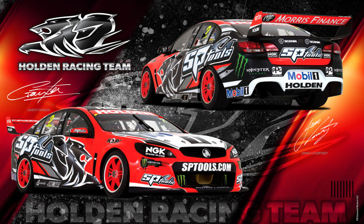 HRT Holden Racing Team Slimline 65Litre Can Cooler on Castor Wheels ...