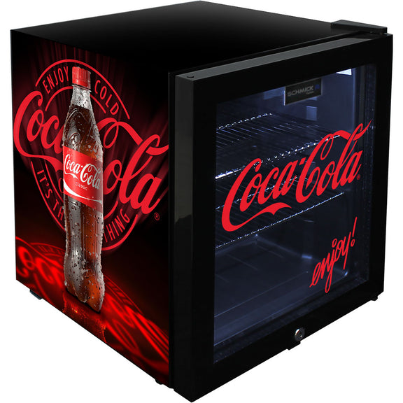 Official Coca-Cola branded Glass Door Mini Fridge With a Lock - CHOOSE ...