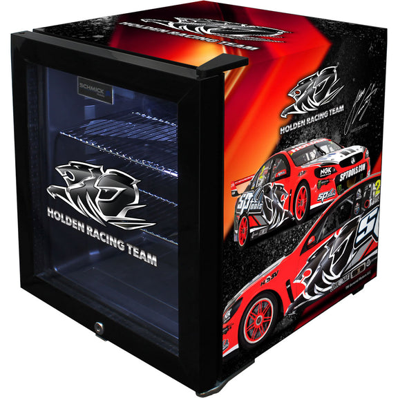 HRT Holden Racing Team Glass Door Compact Bar Fridge 50 Litre With Lock ...