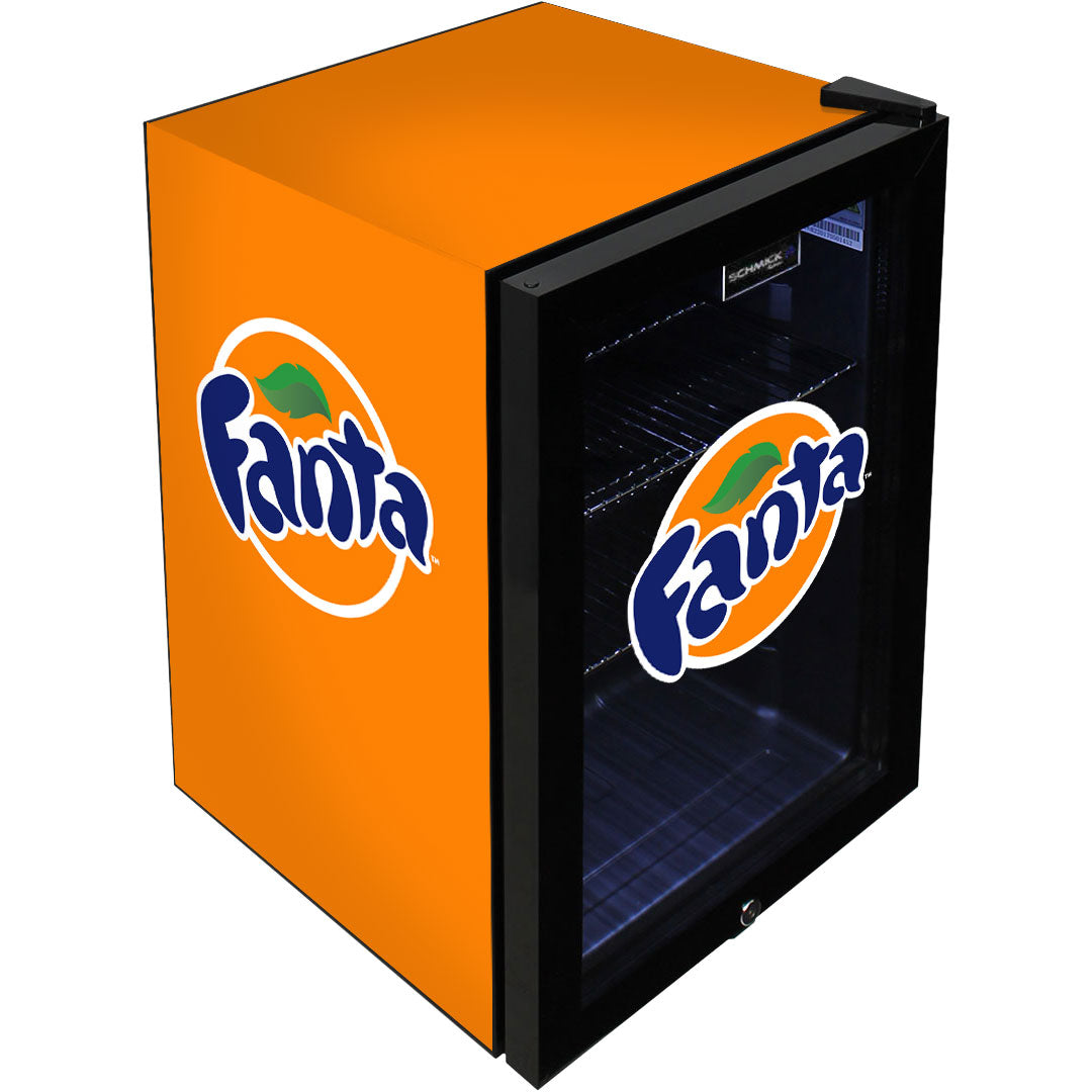 Official Fanta branded Tropical Double Glazed Glass Door Bar Fridge ...