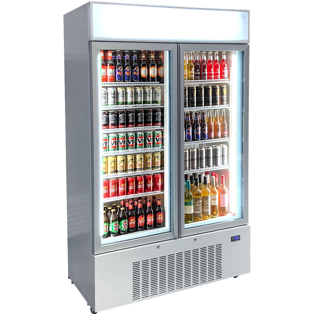 Schmick Upright Door Commercial Glass Door Refrigerator Model HUS-C10