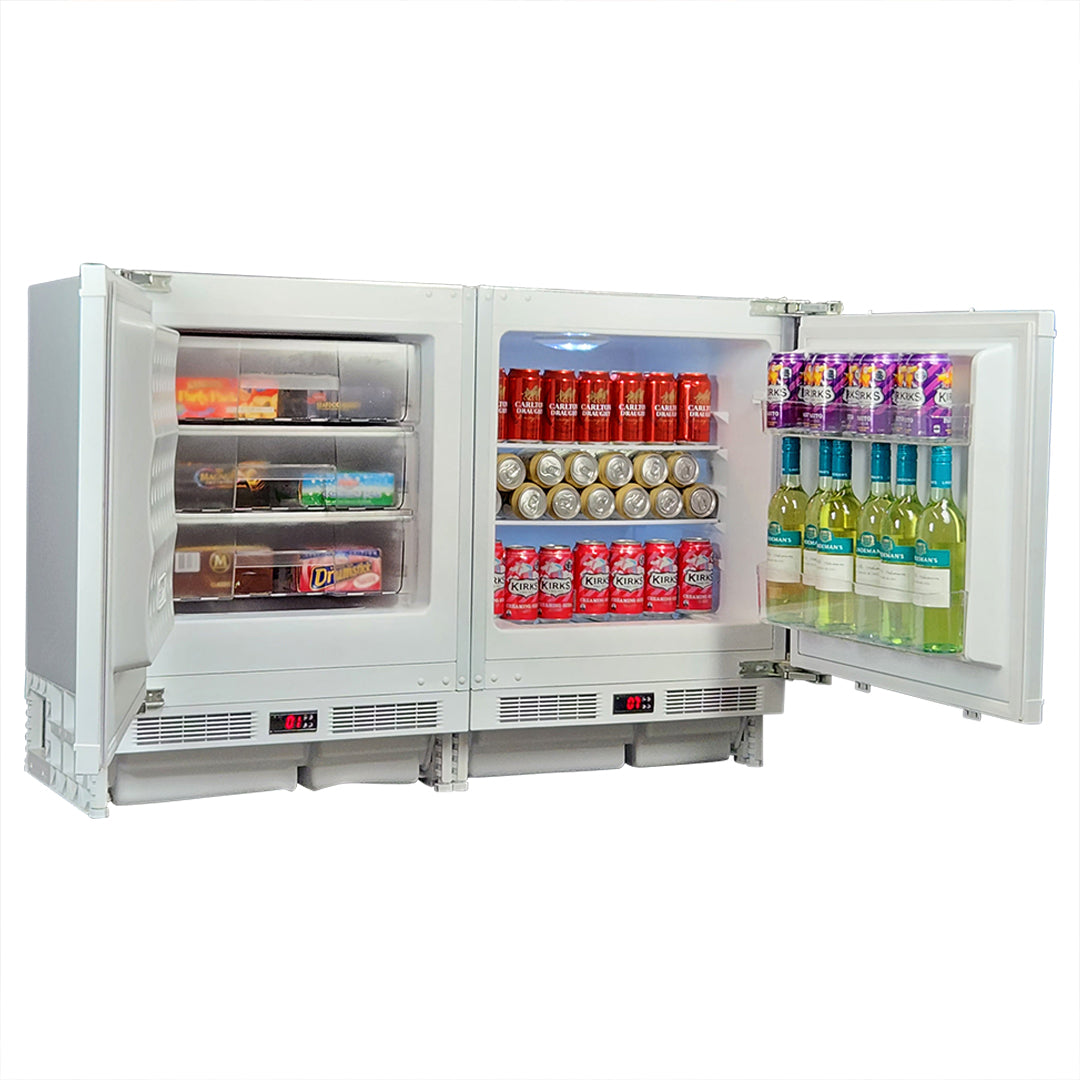 Integrated under bench bar fridge discount