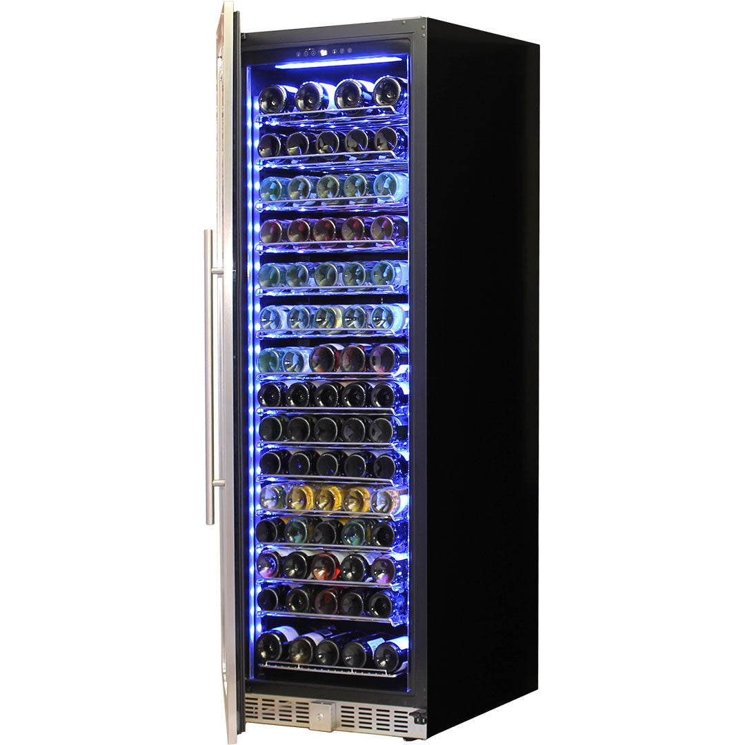 Up Ridge Fridge Schmick Glass Door Upright Wine Fridge With Quiet Operation Model ...