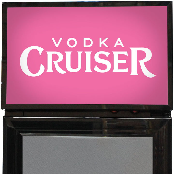 LIGHT BOX SHOWCASES 'VODKA CRUISER' DESIGN