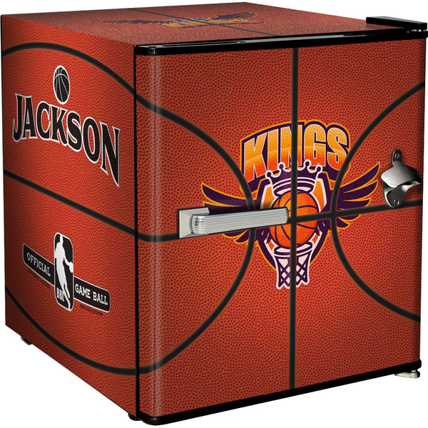 Unique Basketball branded mini bar fridge