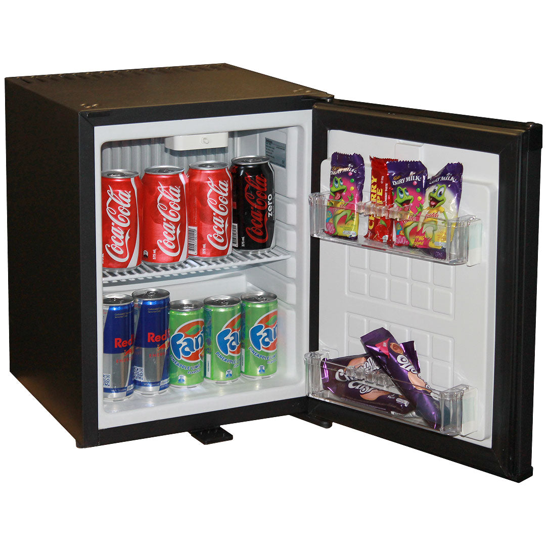 Silent Mini Bar Fridge With Lock And Reversible Door, Great For Small ...