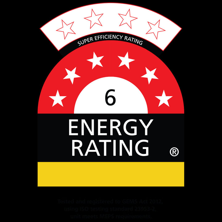 GEMS ENERGY RATING APPROVED 6/10 STARS
