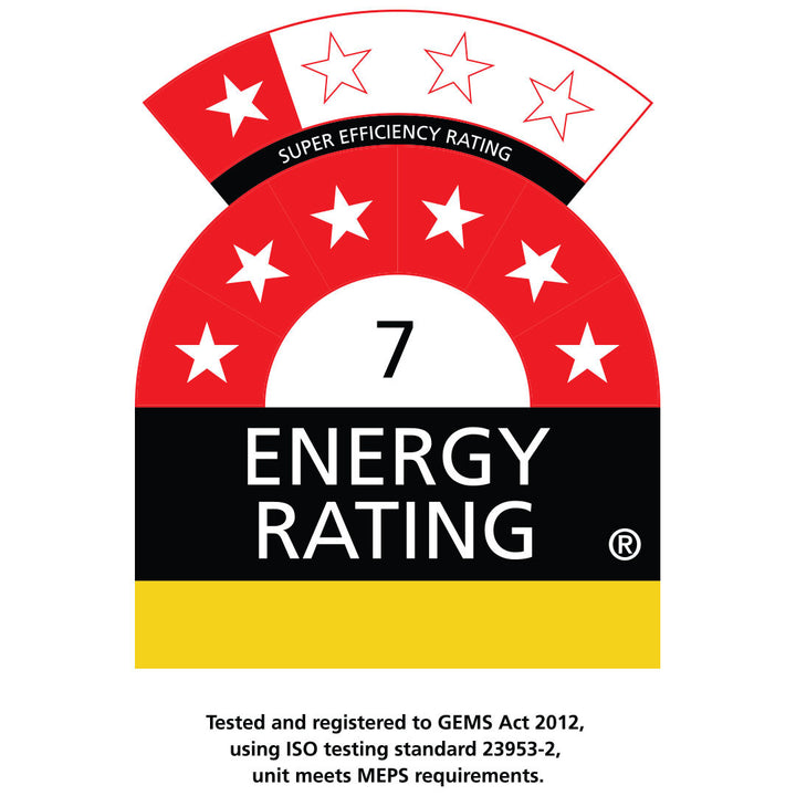 GEMS Energy Rating Approved 7/10 Stars