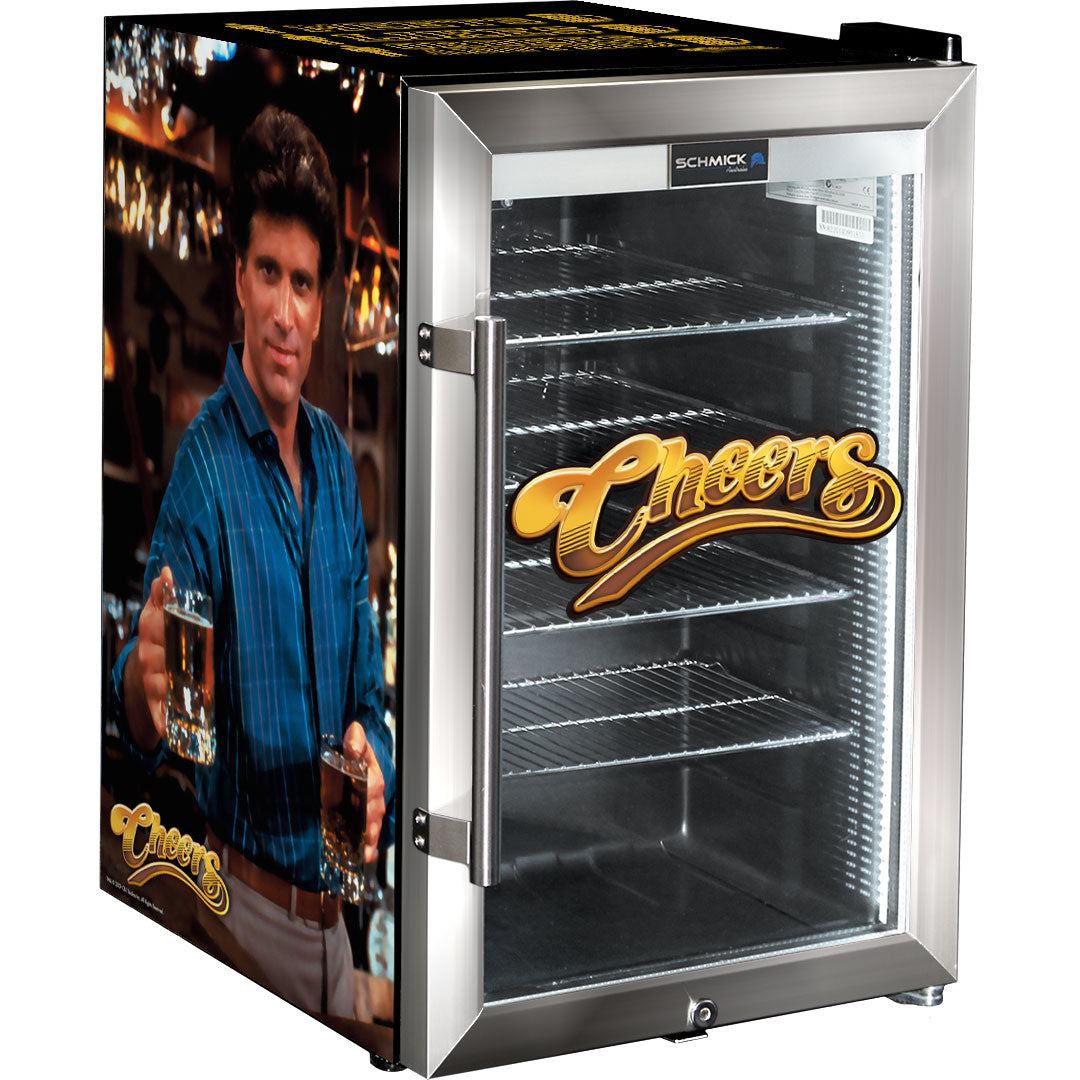 CheersSam Bar Fridge Triple Glazed Door And Lock, Delivery Brisbane, Sydney, Melbourne, Perth