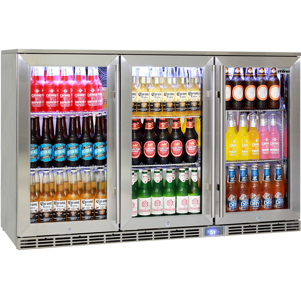 Rhino Door Outdoor Glass Door Alfresco Bar Fridge Energy