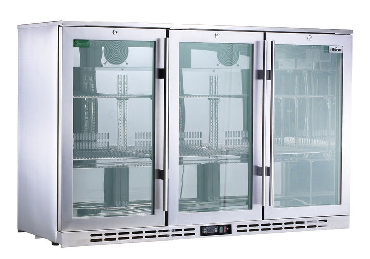 Rhino Heated Glass Door Commercial Alfresco Stainless Steel Bar