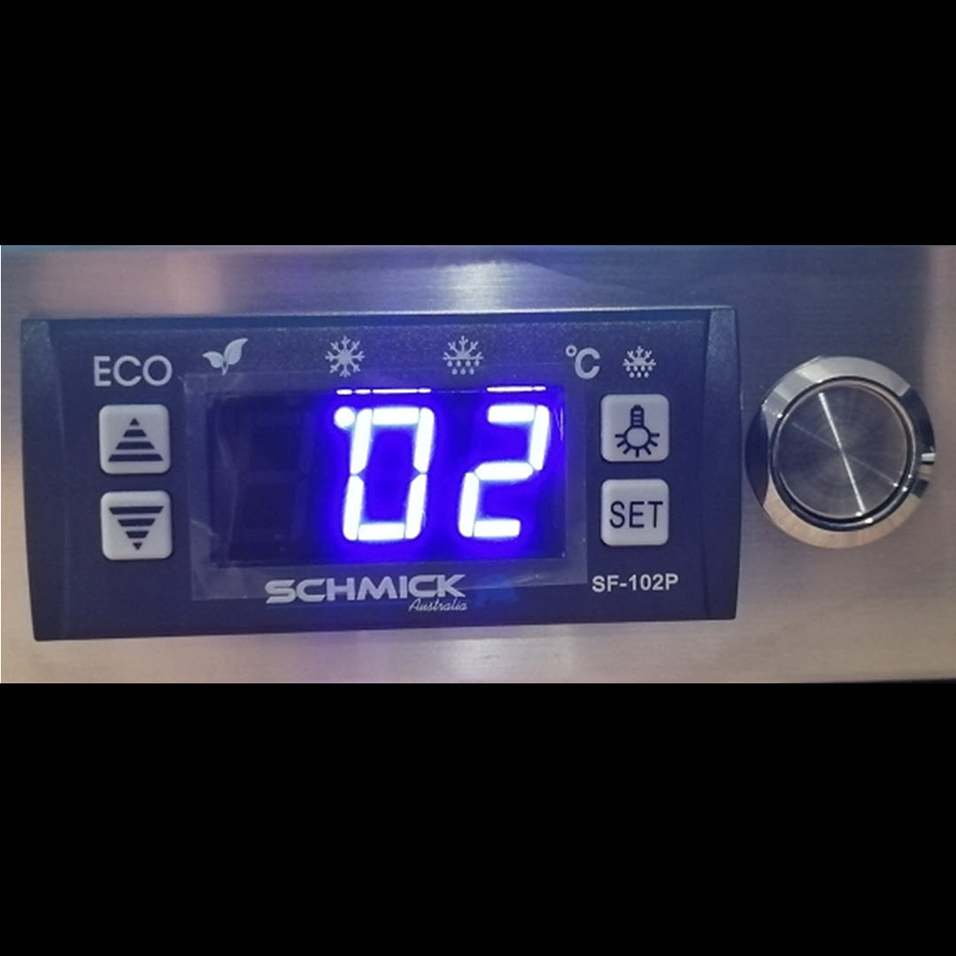 Schmick Alfresco Stainless Glass Door Under Bench Bar Fridge With ...