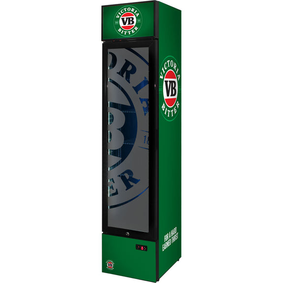 Schmick Skinny Glass Door Upright Bar Fridge VB Beer Design, Brand ...