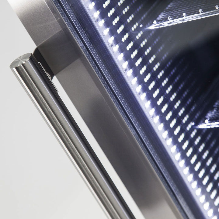 SELF CLOSING LOCKABLE S/S DOOR - LED STRIP LIGHTS