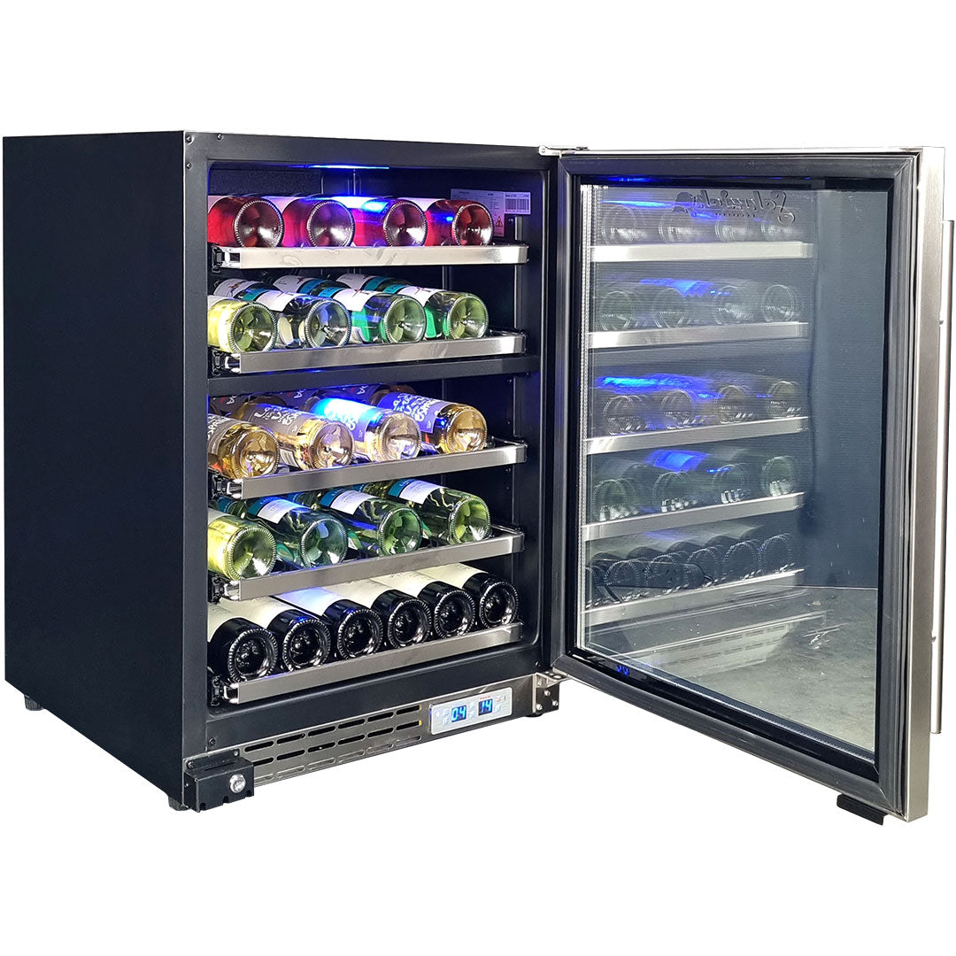 Dual zone hot sale mini fridge