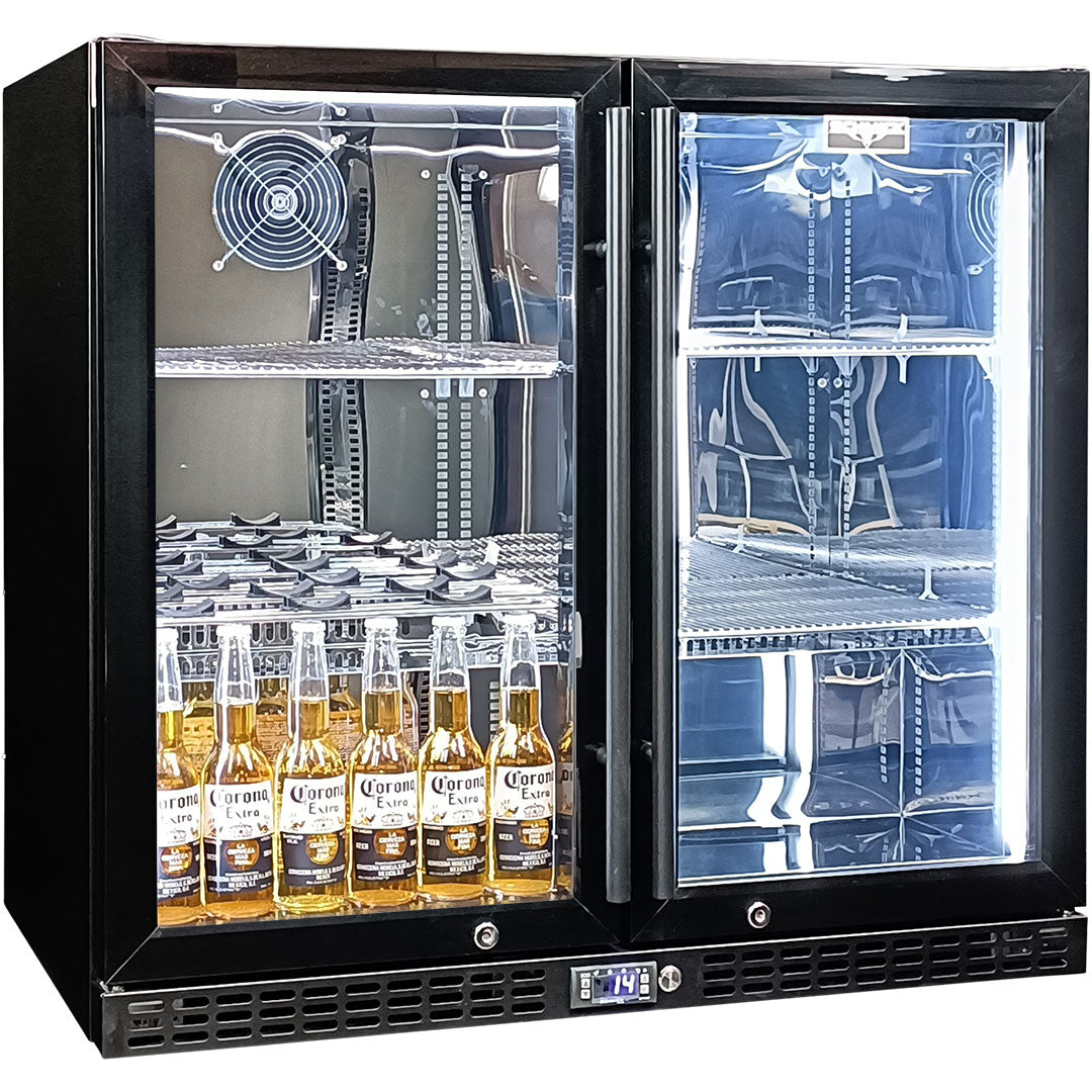 Schmick double store bar fridge
