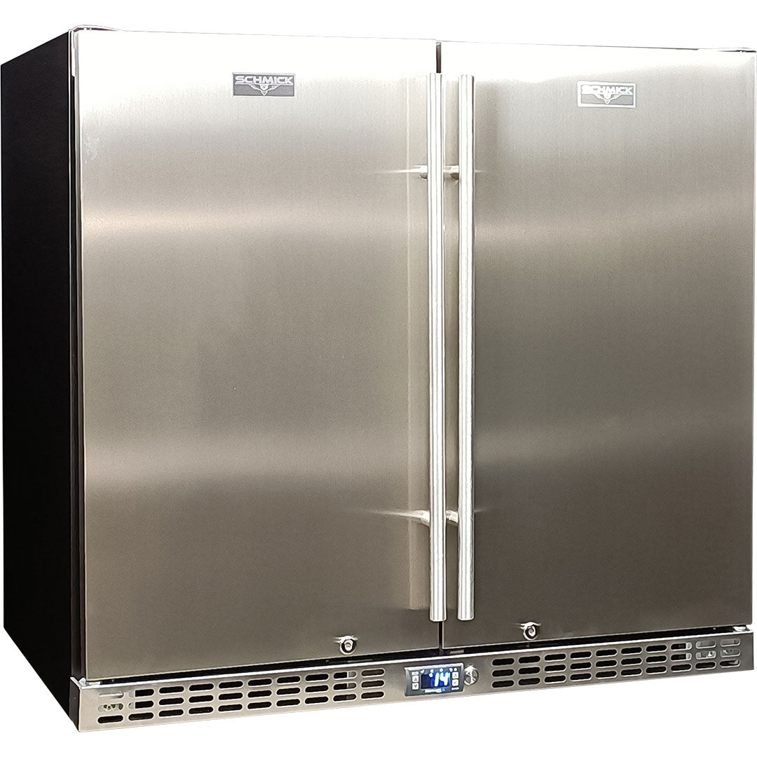 Schmick Quiet Running Energy Efficient Stainless Door Bar Fridge With