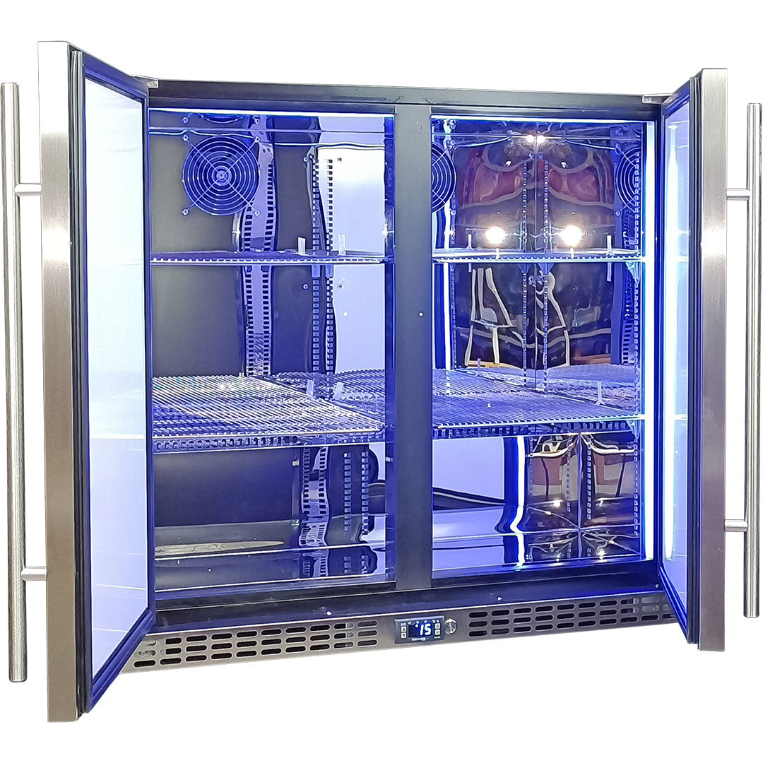 Schmick Quiet Running Energy Efficient Stainless Door Bar Fridge With ...