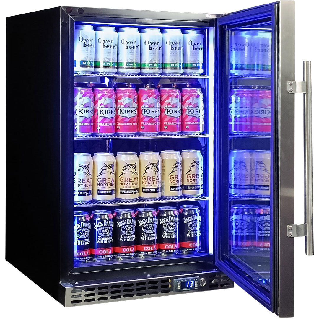 Mini fridge glass door led light sale